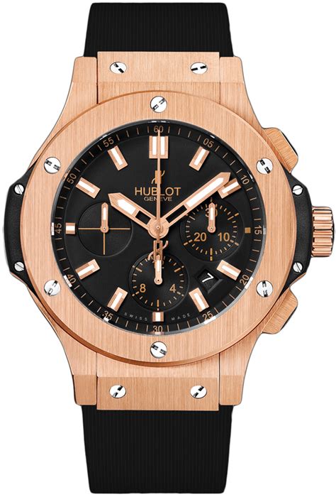 hublot big bang gold 44mm schwarzes zifferblatt|hublot big bang gold price.